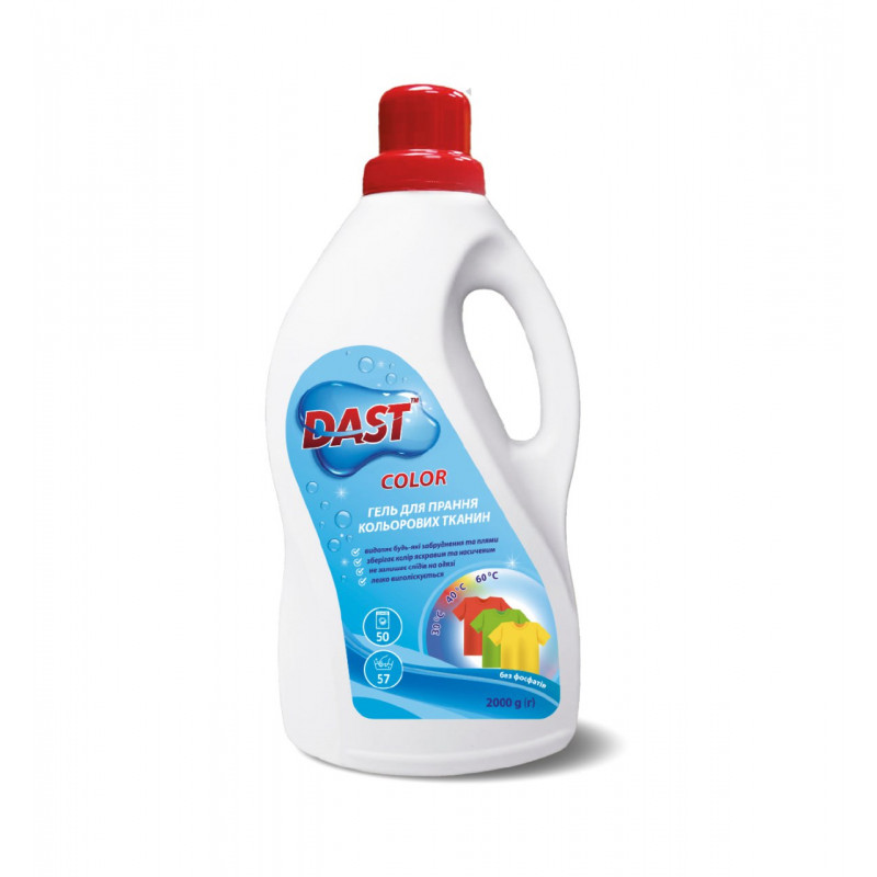 Гель для прання кольорових речей Dast Color